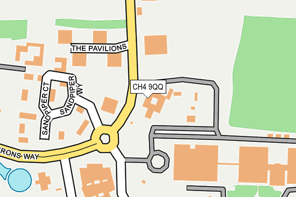 CH4 9QQ map - OS OpenMap – Local (Ordnance Survey)