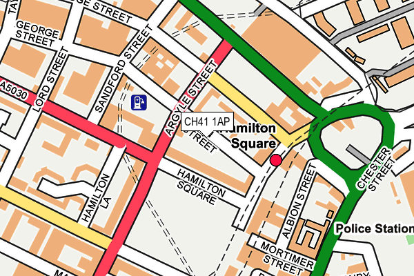 CH41 1AP map - OS OpenMap – Local (Ordnance Survey)