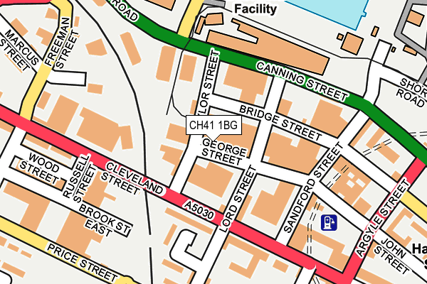 CH41 1BG map - OS OpenMap – Local (Ordnance Survey)