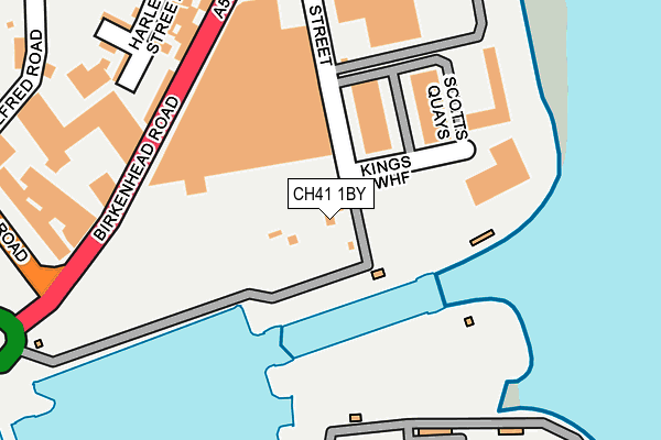 CH41 1BY map - OS OpenMap – Local (Ordnance Survey)