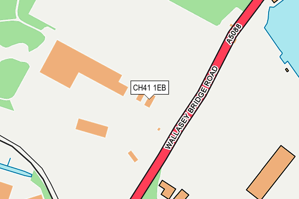CH41 1EB map - OS OpenMap – Local (Ordnance Survey)