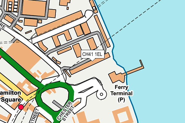 CH41 1EL map - OS OpenMap – Local (Ordnance Survey)