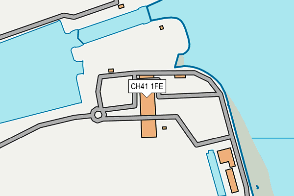 CH41 1FE map - OS OpenMap – Local (Ordnance Survey)