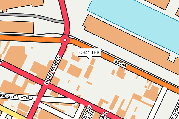 CH41 1HB map - OS OpenMap – Local (Ordnance Survey)