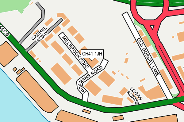 Map of DELF (UK) LIMITED at local scale