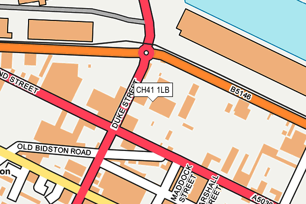 CH41 1LB map - OS OpenMap – Local (Ordnance Survey)