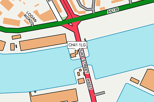 CH41 1LG map - OS OpenMap – Local (Ordnance Survey)