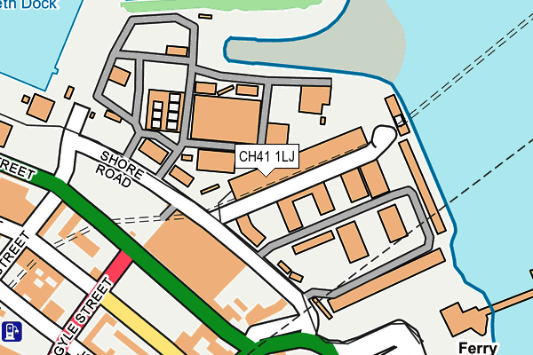 CH41 1LJ map - OS OpenMap – Local (Ordnance Survey)