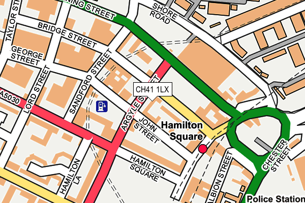 CH41 1LX map - OS OpenMap – Local (Ordnance Survey)