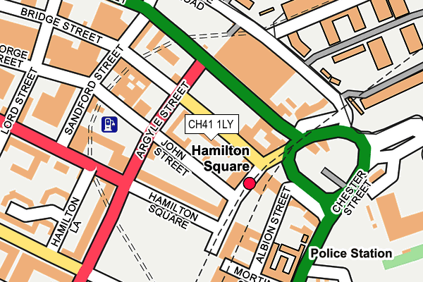 CH41 1LY map - OS OpenMap – Local (Ordnance Survey)