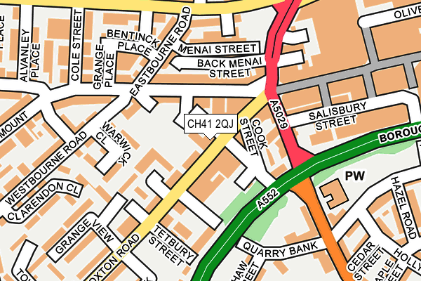 CH41 2QJ map - OS OpenMap – Local (Ordnance Survey)