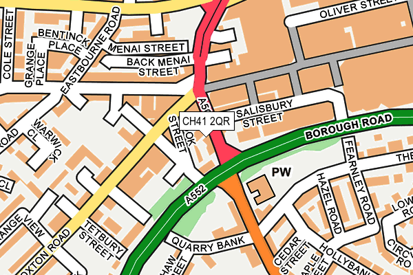 CH41 2QR map - OS OpenMap – Local (Ordnance Survey)