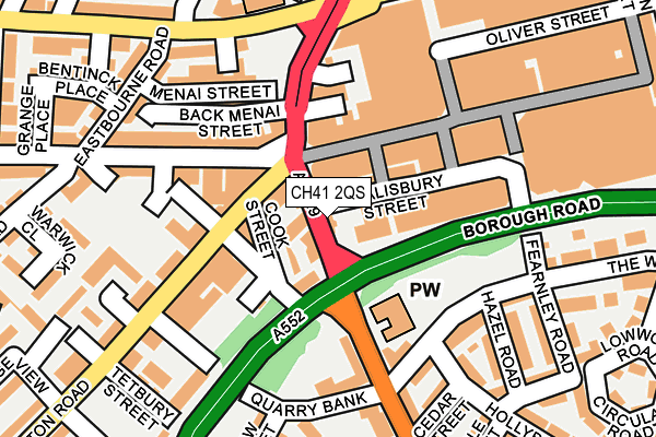 CH41 2QS map - OS OpenMap – Local (Ordnance Survey)