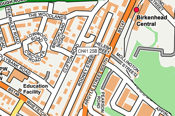 CH41 2SB map - OS OpenMap – Local (Ordnance Survey)