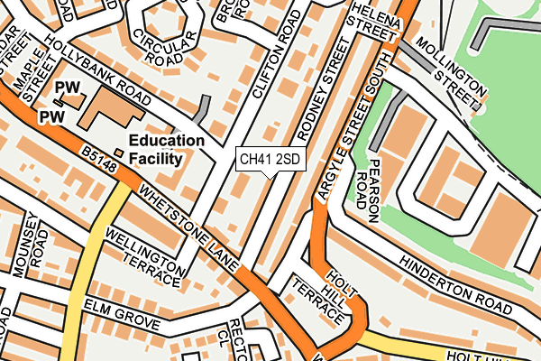 CH41 2SD map - OS OpenMap – Local (Ordnance Survey)