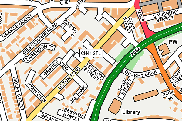 CH41 2TL map - OS OpenMap – Local (Ordnance Survey)