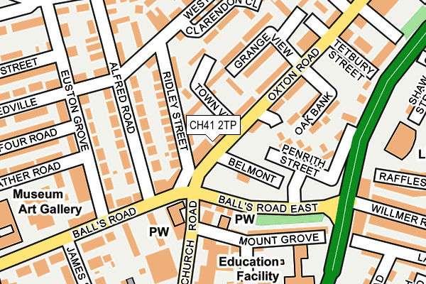 CH41 2TP map - OS OpenMap – Local (Ordnance Survey)