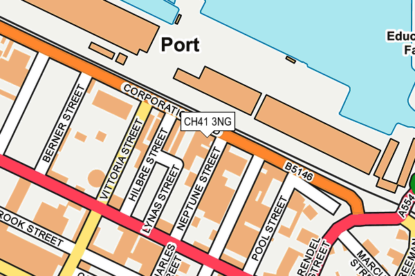 CH41 3NG map - OS OpenMap – Local (Ordnance Survey)