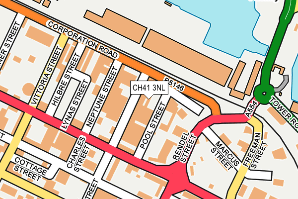 CH41 3NL map - OS OpenMap – Local (Ordnance Survey)