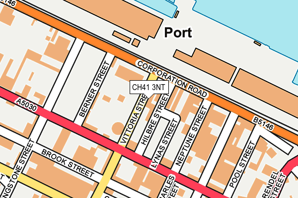 CH41 3NT map - OS OpenMap – Local (Ordnance Survey)