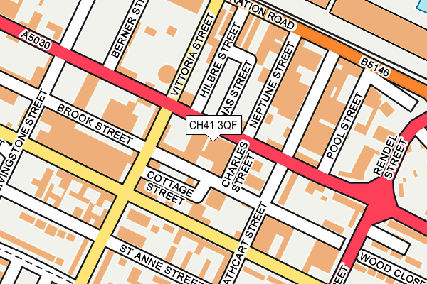 Map of HAMILTON SQUARE PROPERTIES LIMITED at local scale