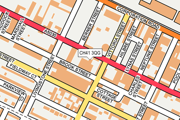 CH41 3QG map - OS OpenMap – Local (Ordnance Survey)