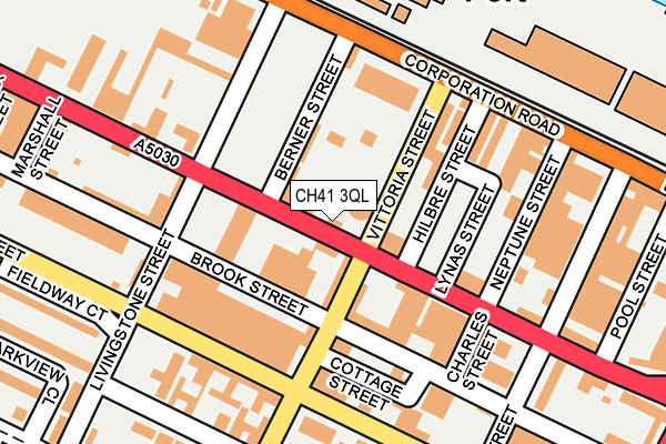 CH41 3QL map - OS OpenMap – Local (Ordnance Survey)