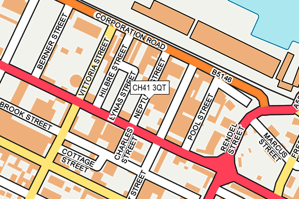 CH41 3QT map - OS OpenMap – Local (Ordnance Survey)