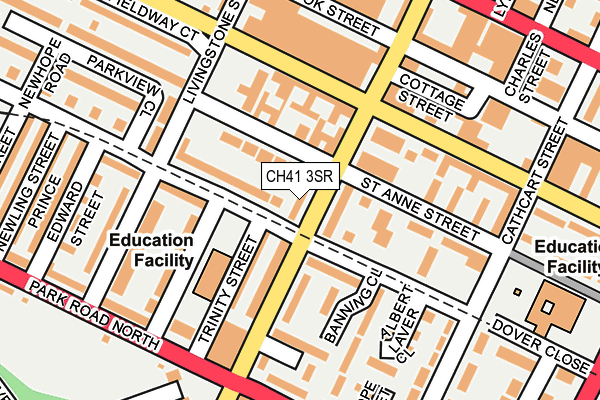 CH41 3SR map - OS OpenMap – Local (Ordnance Survey)