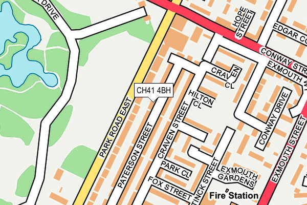 CH41 4BH map - OS OpenMap – Local (Ordnance Survey)