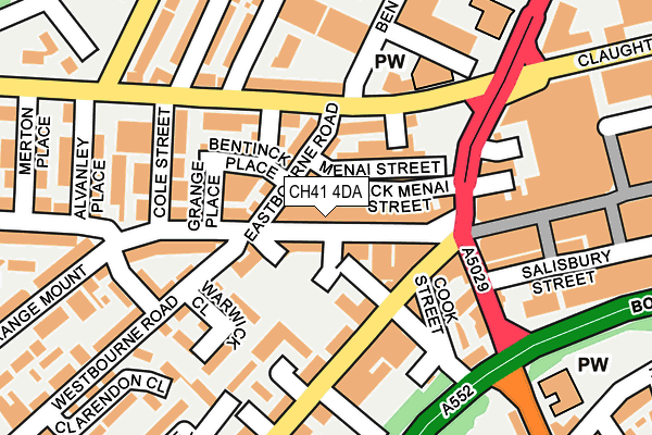 CH41 4DA map - OS OpenMap – Local (Ordnance Survey)