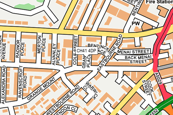 CH41 4DP map - OS OpenMap – Local (Ordnance Survey)