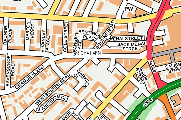 CH41 4FN map - OS OpenMap – Local (Ordnance Survey)