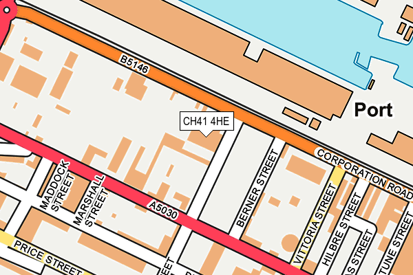 CH41 4HE map - OS OpenMap – Local (Ordnance Survey)