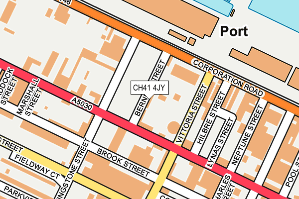 CH41 4JY map - OS OpenMap – Local (Ordnance Survey)