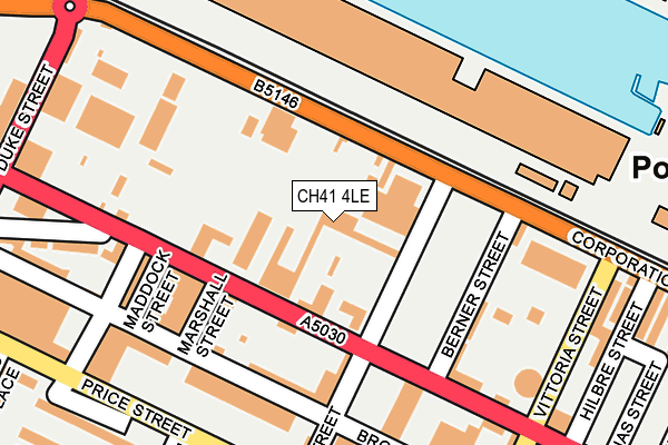 CH41 4LE map - OS OpenMap – Local (Ordnance Survey)