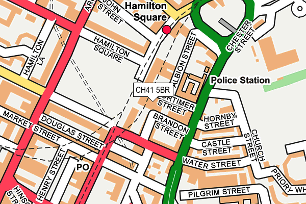 CH41 5BR map - OS OpenMap – Local (Ordnance Survey)