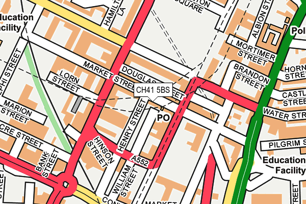 CH41 5BS map - OS OpenMap – Local (Ordnance Survey)