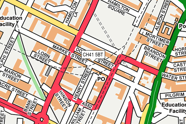 CH41 5BT map - OS OpenMap – Local (Ordnance Survey)