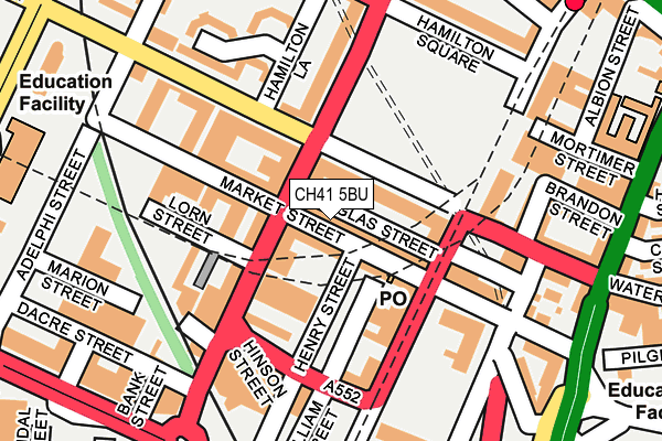 CH41 5BU map - OS OpenMap – Local (Ordnance Survey)