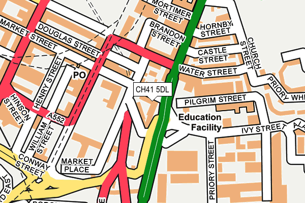 CH41 5DL map - OS OpenMap – Local (Ordnance Survey)