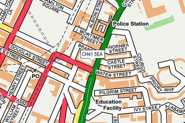 CH41 5EA map - OS OpenMap – Local (Ordnance Survey)