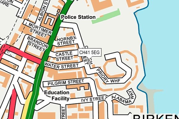 CH41 5EG map - OS OpenMap – Local (Ordnance Survey)