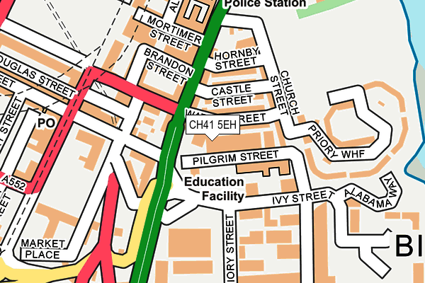 CH41 5EH map - OS OpenMap – Local (Ordnance Survey)