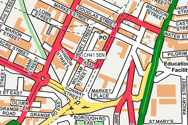 CH41 5EN map - OS OpenMap – Local (Ordnance Survey)