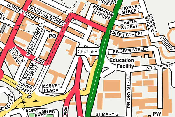 CH41 5EP map - OS OpenMap – Local (Ordnance Survey)