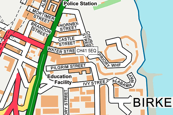 Map of HOLM HILL DEVELOPMENTS LTD at local scale