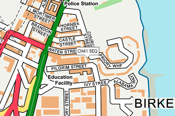 Map of EM WATERLOO PROPERTY LIMITED at local scale