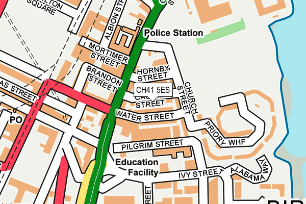 CH41 5ES map - OS OpenMap – Local (Ordnance Survey)