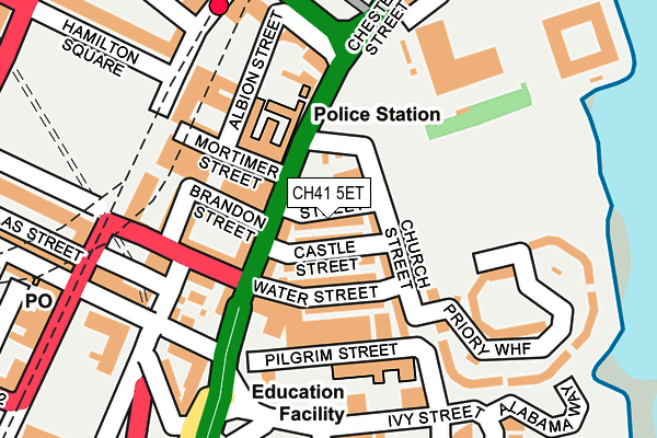 CH41 5ET map - OS OpenMap – Local (Ordnance Survey)